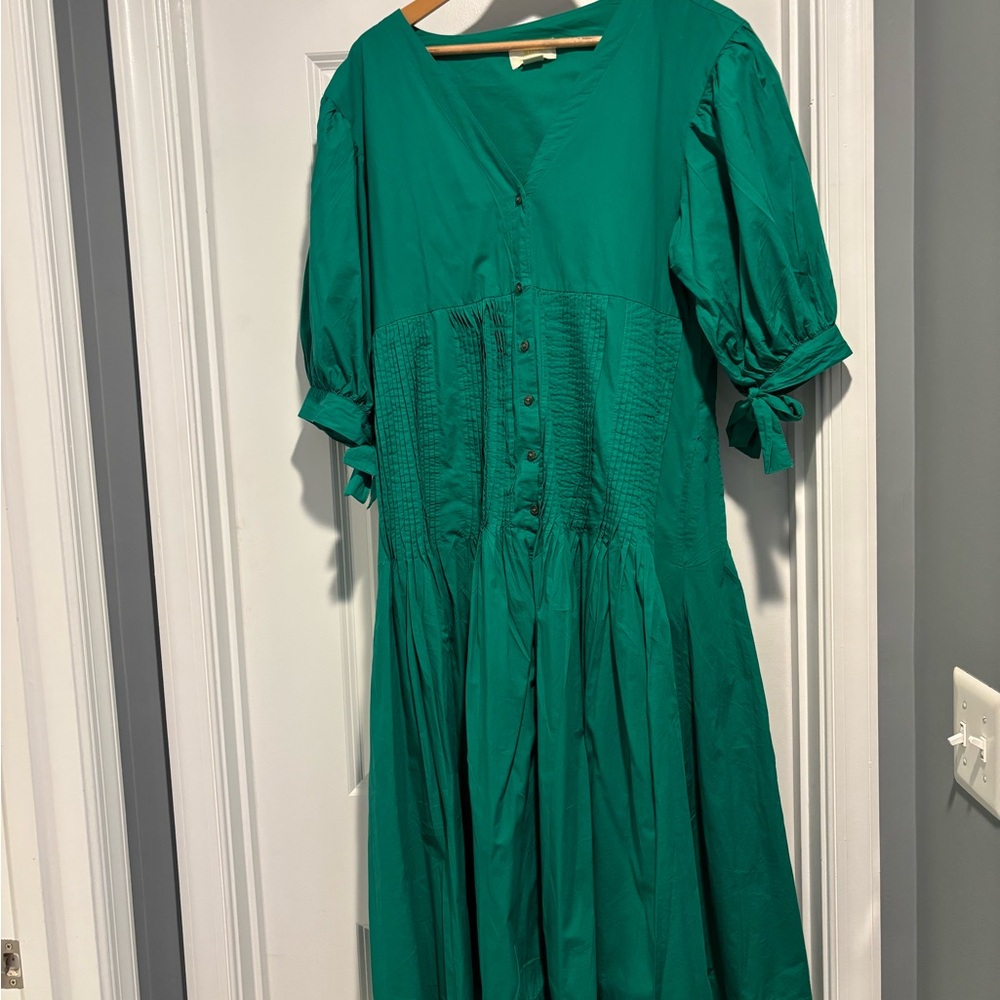 Anthropologie Maeve Tie Sleeve Dress